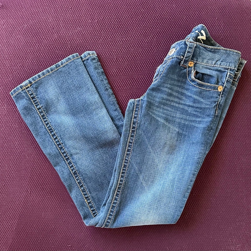 Women’s Seven7 Bootcut Blue Denim Jeans